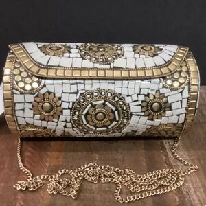 NWT gorgeous handmade clutch by Antik Kraft
